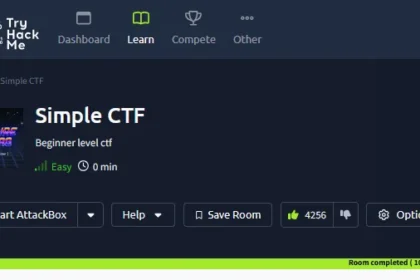 Simple CTF Tryhackme Walkthrough