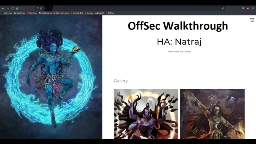 Ha-Natraj OffSec Walkthruogh