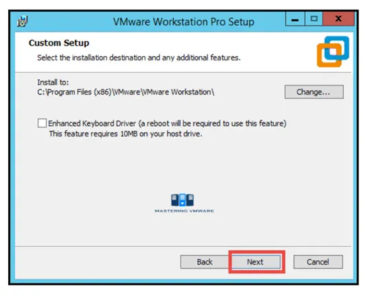Choose Installation Location